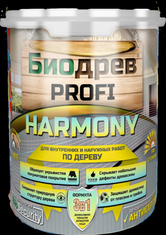 Антисептика кроющий Красковия Биодрев Profi Harmony 3 в 1