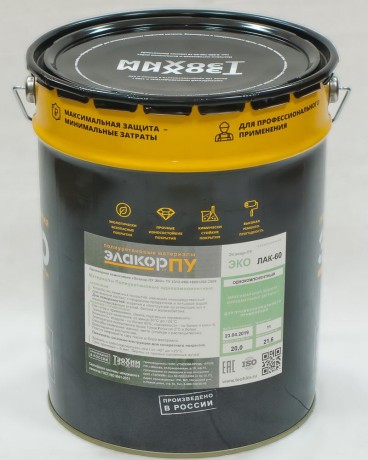 Лак полиуретановый Элакор-ПУ Эко-Лак-60