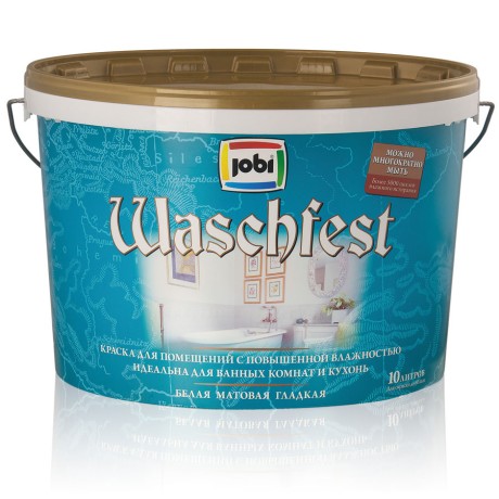 Краска кухонь и ванных комнат Jobi Waschfest