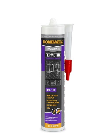 Герметик силиконовый универсальный Donewell