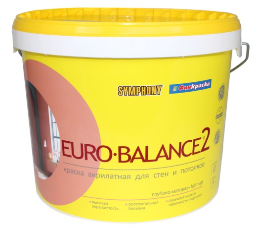 Краска акрилатная Symphony Euro-Balance 2