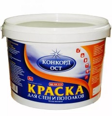 Краска для потолков и стен Конкорд Ост ВДАК-222