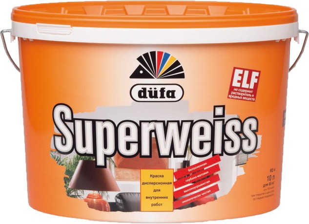 Краска воднодисперсионная Dufa Superweiss D4