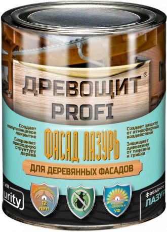 Лазурь для дерева Красковия Древощит Profi Фасад Лазурь