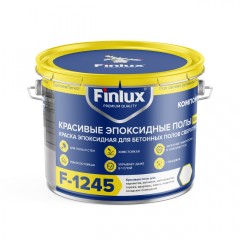 Краска эпоксидная для пола Finlux F-1245 на 25 м2 серая
