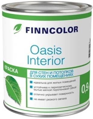 Краска для стен и потолков Finncolor Oasis Interior
