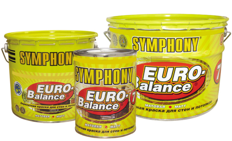 Краска акрилатная Symphony Euro-Balance 7