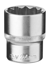 Головки торцевые Kraft 1/2"Dr. 12 граней