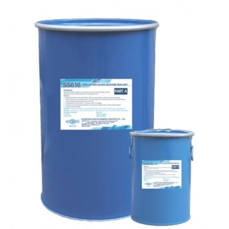 Герметик силиконовый для архитектурных стеклопакетов SANZ BAIYUN SS616