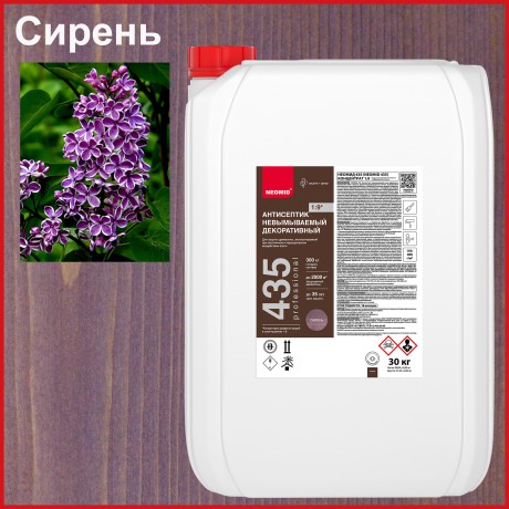 Антисептик невымываемый для дерева декоративный Neomid 435