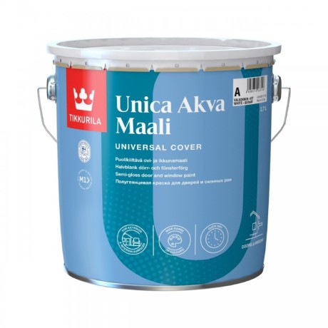 Краска для дверей и оконных рам Тиккурила Уника Аква
