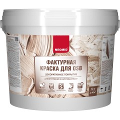 Краска фактурная для плит OSB Neomid