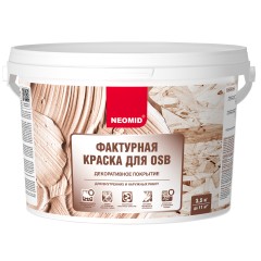 Краска фактурная для плит OSB Neomid
