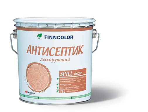 Антисептик лессирующий Finncolor Spill Decor