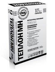 Штукатурка гипсовая машинного нанесения Юнис Теплон МН