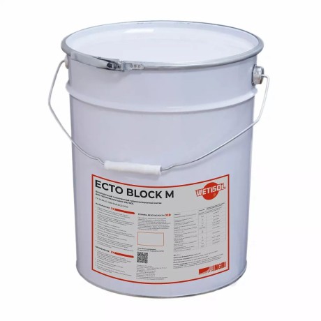 Состав гидроизоляционный безусадочный тиксотропный для герметизации швов Wetisol Ecto Block M