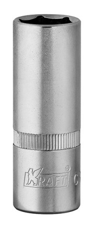 Головки торцевые глубокие Kraft 1/2"Dr. 6 граней