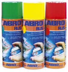 Краска спрей Abro Rus