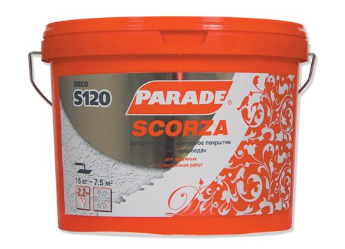 Покрытие декоративное с эффектом "короеда" Parade Deco Scorza S120