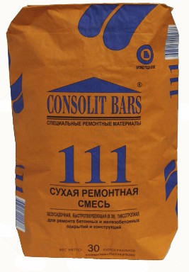 Смесь сухая ремонтная Consolit Bars 111