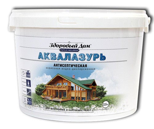 Пропитка Здоровый Дом Аквалазурь