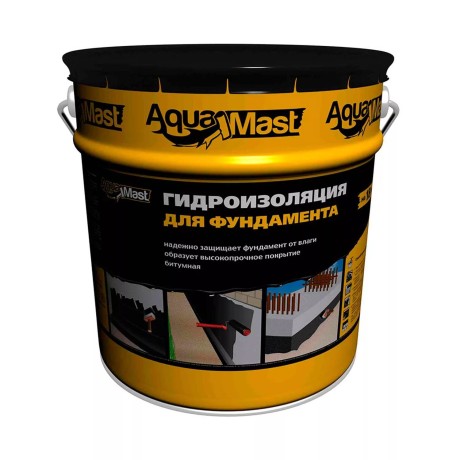 Мастика битумная гидроизоляционная для фундамента Технониколь AquaMast