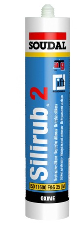 Герметик силиконовый нейтральный Soudal Silirub 2 F