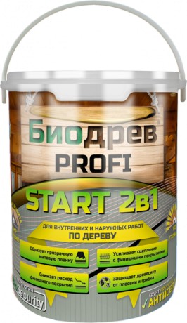 Грунт-пропитка для дерева Красковия Биодрев Profi Start 2 в 1