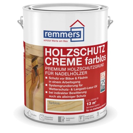 Лазурь защитная Remmers Holzschutz-Creme