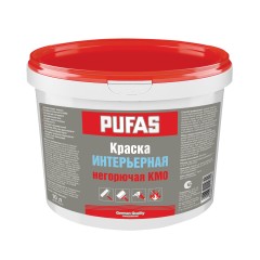 Краска интерьерная негорючая для путей эвакуации Pufas КМ0