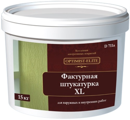 Штукатурка фактурная Оптимист Элит D711a XL