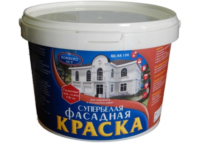 Краска фасадная Конкорд Ост ВДАК-126