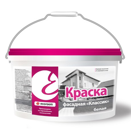 Краска фасадная классик Ecoroom