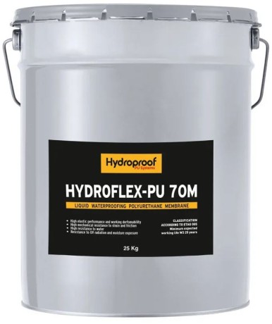 Покрытие гидроизоляционное для кровли Hydroproof HydroFlex-PU 70M