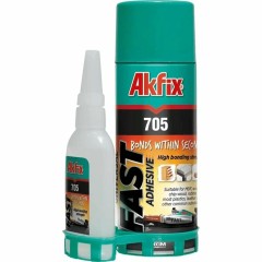 Клей-экспресс цианоакрилатный с активатором Akfix 705
