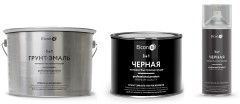 Грунт-эмаль бестросохнущая по ржавчине 3 в 1 Elcon