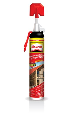 Герметик Момент Силиконовый Санитарный с механизмом автодозатора