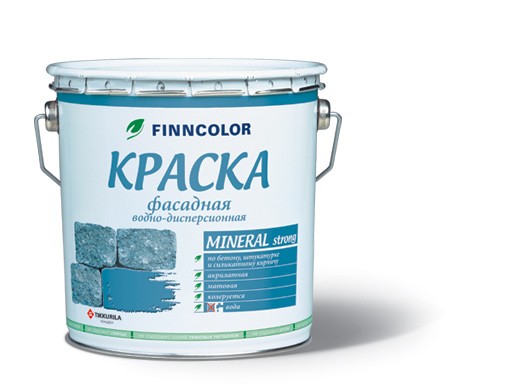 Краска фасадная водно-дисперсионная Finncolor Mineral Strong