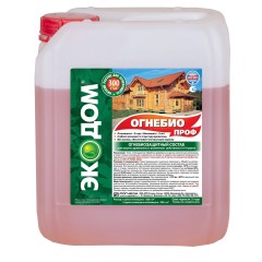 Пропитка для дерева Экодом &quot;ОгнебиоПроф&quot;