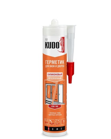 Герметик силиконовый для окон и дверей Kudo