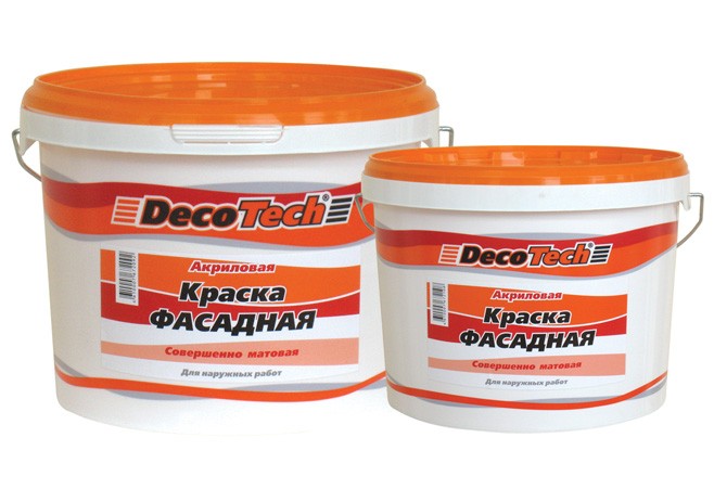 Краска фасадная DecoTech