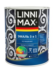 Эмаль по ржавчине 3 в 1 LinniMax