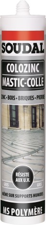 Клей-герметик для металлочерепицы Soudal Colozinc