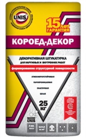 Штукатурка декоративная Юнис Короед Декор