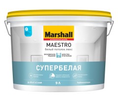 Краска Marshall Maestro Белый потолок Люкс