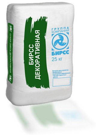 Смесь штукатурная Бирсс 50 белая