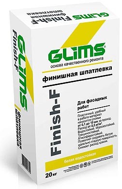 Шпаклёвка финишная GLIMS Finish-F