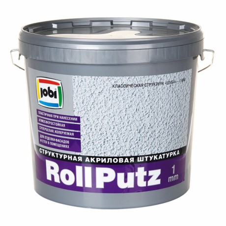 Штукатурка структурная Jobi Rollputz Шуба