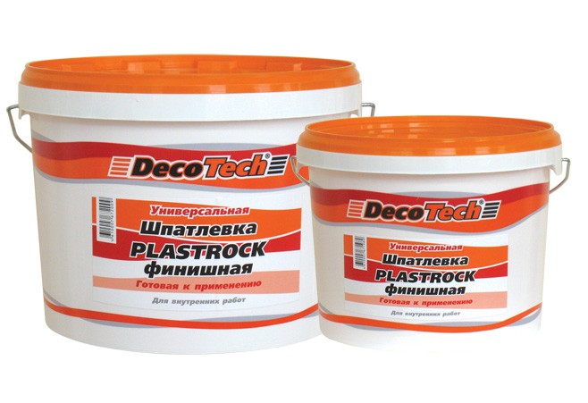 Шпатлевка финишная DecoTech Plastrock