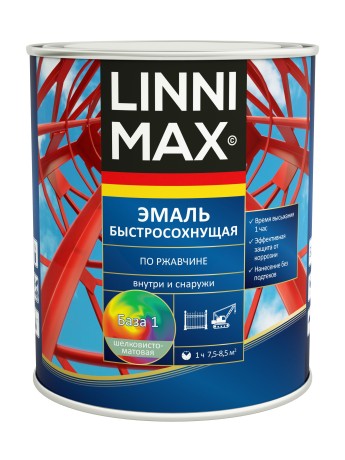 Эмаль по ржавчине быстросохнущая LinniMax